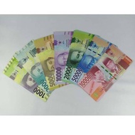 Uang Kertas Cetakan Baru Mainan Anak Mirip Asli