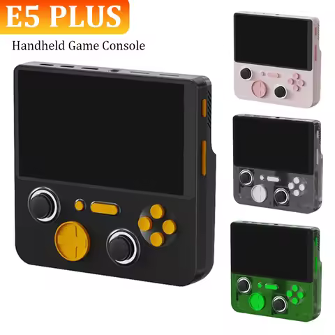 E5 PLUS Handheld Game Console Portable Players Android Dual System 2+16gb 5 inch HD IPS Screen Wifi 