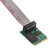【QUT】-M.2 A+E KEY 2.5G Ethernet LAN Card RTL8125B Industrial Control Network Card M.2 Gigabit Ethern