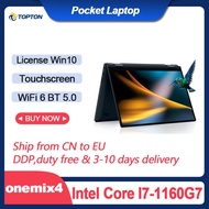 One-Notebook 10.1 Inch Pocket laptop Computer OneMix4 Platinum Netbook i7-1160G7 16G RAM 512/1T SSD