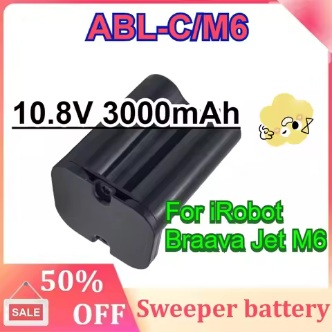 For iRobot Braava Jet M6 10.8V 3000mAh Rechargeable Li-ion Battery Pack Ultimate Robot Mop model ABL