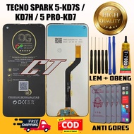 LAYAR LCD TOUCHSCREEN TECNO SPARK 5-KD7S/KD7H/5 PRO-KD7 TOUCH SCREEN ORIGINALOriginal ALL BRANDS FUL