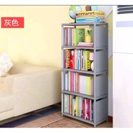 5-Tier Bookshelf 1x5 Bookshelf Doll Shelf Toy Cupboard Shelf Helmet Shelf Multipurpose Cupboard