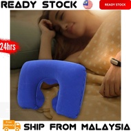 Inflatable Travel Neck Pillow Ultra Soft Flight Rest Support Cushion Head Neck Travel Car Flight