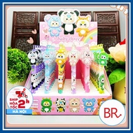 Baby Three HotTrend Patterned Press Gel Pen for Children, Thin Nib, Eye-catching Colors, School Supp