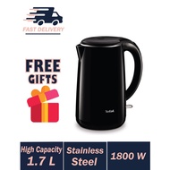 Tefal Safe Tea Kettle - 1.7L (Black) (KO2608)