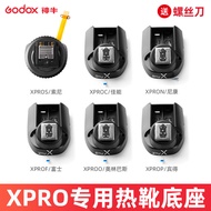 Godox Original Flash Trigger Hot Shoe Base xpro X2t Serasi dengan Aksesori Denyar Kamera Canon Fujif