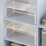 [in stock] Cabinet shelf divider, extendable storage rack for wardrobe, kitchen cabinet partition, s