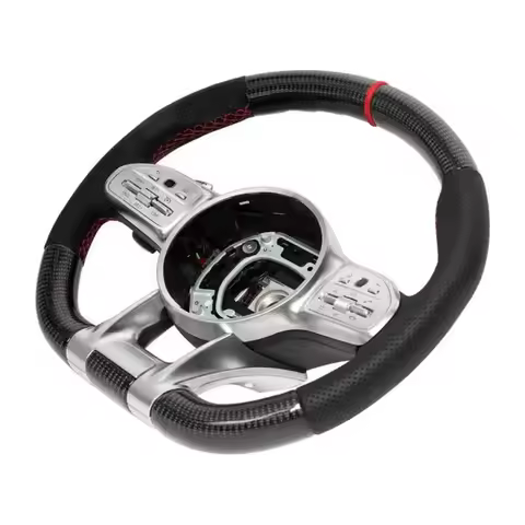 【2025】Real Carbon Fiber Steering Wheel For Mercedes-Benz AMG E63 G63 C63 GT CL63 S63