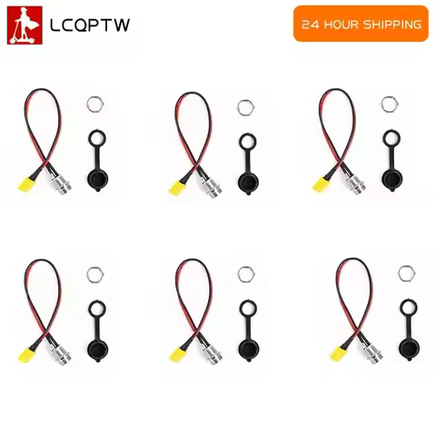 1-6 pcs Electric Scooter 3 Pins Charging Port Universal for ZERO 8 9 10 8X 10X 11X Speedual for VSET