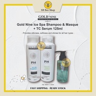 Gold Nine Professional ICE SPA Shampoo 400ml &amp; Masque 400ml &amp; TC Serum 125ml