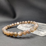 黑骨幹 Sun Stone 手串 手鍊 天然水晶 6mm