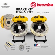 Brembo V6 6 pot Full Set Brake Kit