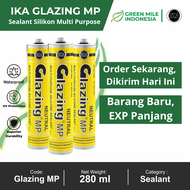 Lem Silikon Netral Glazing MP Multi Purpose Silicone Sealant Neutral 280ml Kaca Alumunium Kayu Besi