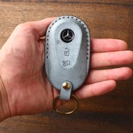 茶皮 Benz EQS 賓士鑰匙皮套 A250 C300 CLA GLE EQE【客製化】