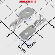 [30 Pieces]- Cos Tab Male Head 6.3x0.8mm Wire Size 0.5-1.5mm2 Tin Plated Linhkien IC