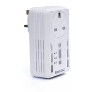 Aztech HL115EP HomePlug AV 500Mbps with AC Pass Through Powerline