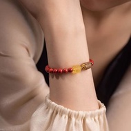 天然原礦硃砂6mm/8mm手串本命年精品手鏈