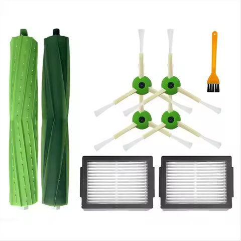 Replacement Parts for iRobot Roomba i7 i3 i4 i6 i7+ i8+ E5 E6 E7, Main Brush HEPA Filter Side Brushe