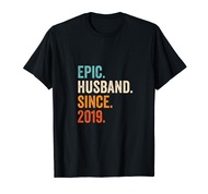 Epic Husband Since 2019 | 5th wedding anniversary 5 years T-Shirt