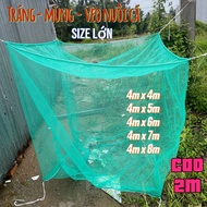 Fish farming cage - large size 4mx4m-4mx8m, 3mx3m-3mx8m... Height up to 2m, and many other size piec