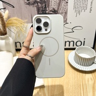 สินค้า 1 บาท แม่เหล็กเคสสําหรับไอโฟน11 16 Pro Max 15 14 13 12 11 Pro Max แวววาว ชาร์จไร้สาย เคสโทรศั