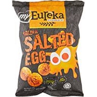 12 Packs Eureka Salted Egg Popcorn 80g Alluminium Pouch Pack HALAL