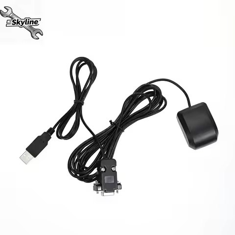Serial RS232 GPS Receiver DB9 with USB power 0183 GPS Antenna Receiver Marine VHF FT-991A GPS Parts,