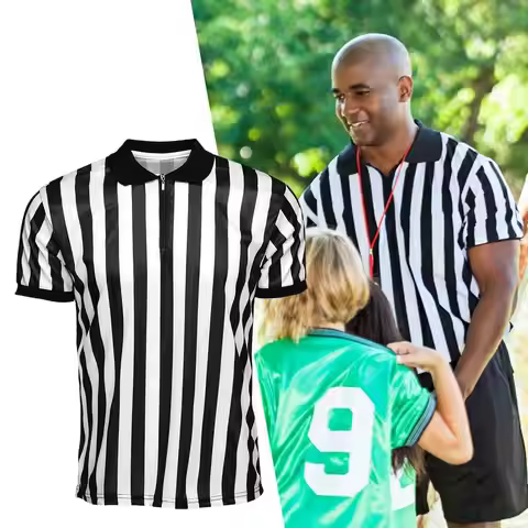 Referee Shirt Wrestling Volleyball Court Uniform Sportswear Soccer Jersey Set Basketball Football Re