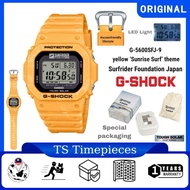 G SHOCK x Surfrider Foundation Japan G-5600SFJ-9 yellow ‘Sunrise Surf’ theme G-5600SFJ / G-5600 / G5