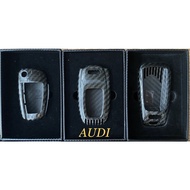 Dry carbon fiber Audi key cover holder guard A1 A3 A4 A5 A6 A7 A8 Q1 Q3 Q5 Q7 Q8 RS RS3 RS4 RS5 S5 b