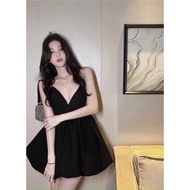 Backless Two-String Swing Dress with Real Photos CC0050 QBN (Express)