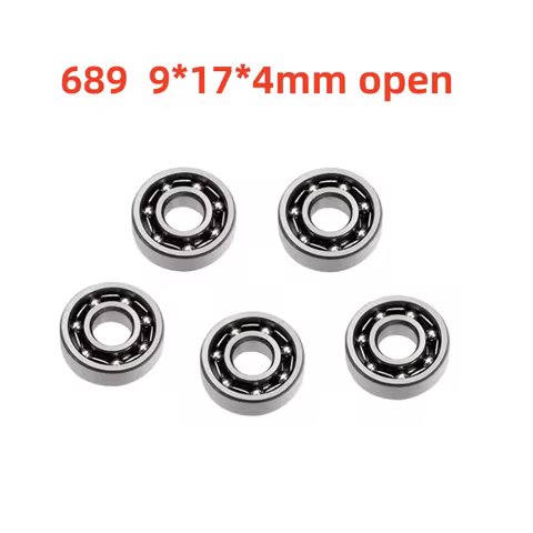 100pcs miniature bearing 689 689K 9*17*4mm open type deep groove ball bearings 9x17x4 mm
