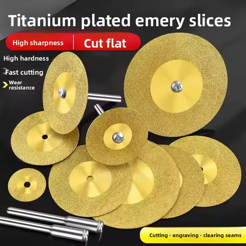 Cutting Discs Diamond Titanium-coated Diamond Thin Slice Bricks, Glass Ceramic Cutting Discs, Jade C