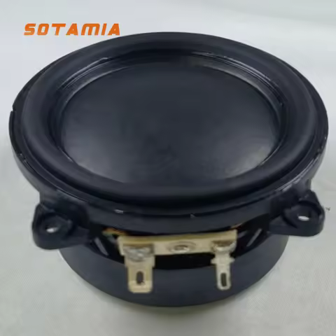 SOTAMIA 1Pcs 3 Inch Subwoofer Audio Speaker 2 Ohm 22W Large Magnetic AB+PC Basin Super Bass HIFI Spe