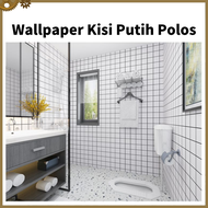 Stiker Lantai Kamar Mandi Tahan Air PVC Stiker Perekat Diri Wallpaper Dinding Dekorasi  Menebal 2m