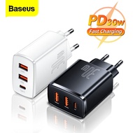 Baseus PD 20W USB Type C Charger Fast Charge 30W QC 3.0 USBC Type-C Charger For iPhone 14 Xiaomi Travel Wall Phone Charging Adapter