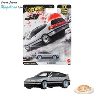 Hot Wheels Car Culture Japan Historics 5 '88 Honda CRX Vehicle Toy Diecast Car (Ages 3+) Silver JKF1