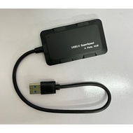 4 Port USB Hub 2.0/3.1 + Hub with High Speed 480 Mbps