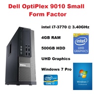 DELL OptiPlex 9010 Small Form Factor intel core i7 3rd gen/4GB RAM/500GB HDD/win 7 pro