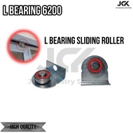 HEAVY DUTY L BRACKET SLIDING DOOR BEARING ROLLER L BEARING (Bearing Gantung/6200 L bearing/L bearing
