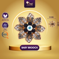 Ozel Brooch Daisy Family Flower BabyBrooch G44010 Pin Tudung, Hijab, Songkok, Baju Kurung