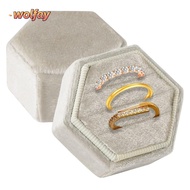 YOLANDA 3 Slots, Velvet Jewelry Ring Box, Proposal Box Women