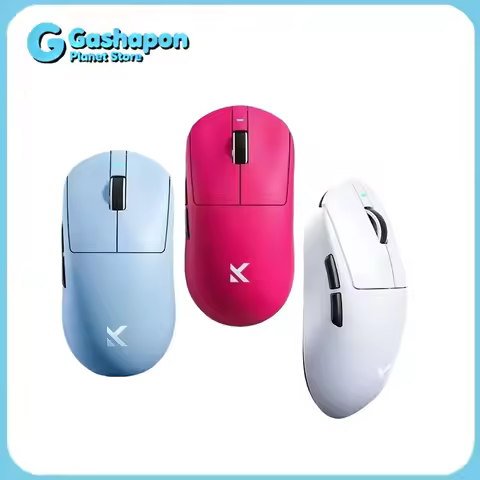 MCHOSE A7 Ultra Gaming Mouse Bluetooth 5.0 2.4G Wired PAW3395 Sensor 26000DPI Lightweight RGB Ergono