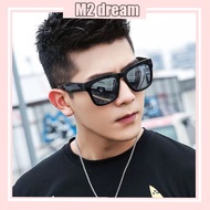 【READY STOCK】Fashionable Men's Sunglasses Personalized Driving Sunglasses UV Protection Glasses Cerm