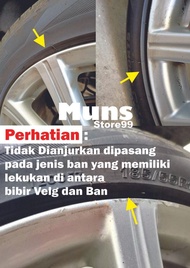 Lis Ban / Whitewall Mobil Atlas Putih Ukuran Velg R15