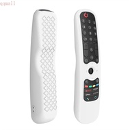 QQMALL Remote Control Cover Silicone Smart TV For LG AN-MR21GC For LG MR21N For LG OLED TV Shockproof Remotes Control Protector