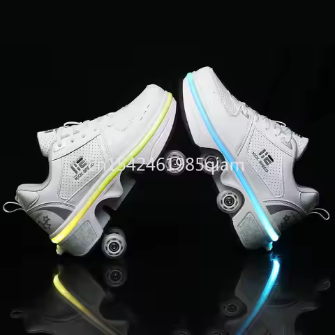 Dual-purpose Roller Skating Deformation Shoes Double Row Roller Skating Shoes Modified Version Four-