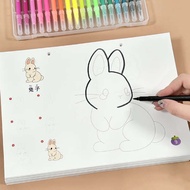 buku mewarna kanak kanak set mewarna kanak kanak Line Drawing Copy Drawing Book 3-5-6 Years Old Kind