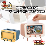 NEWEST MULTIFUNCTIONAL STAND HOLDER WITH LEGS TV-STYLE TISSUE BOX/ OLD-SCHOOL RETRO TISSUE BOX/